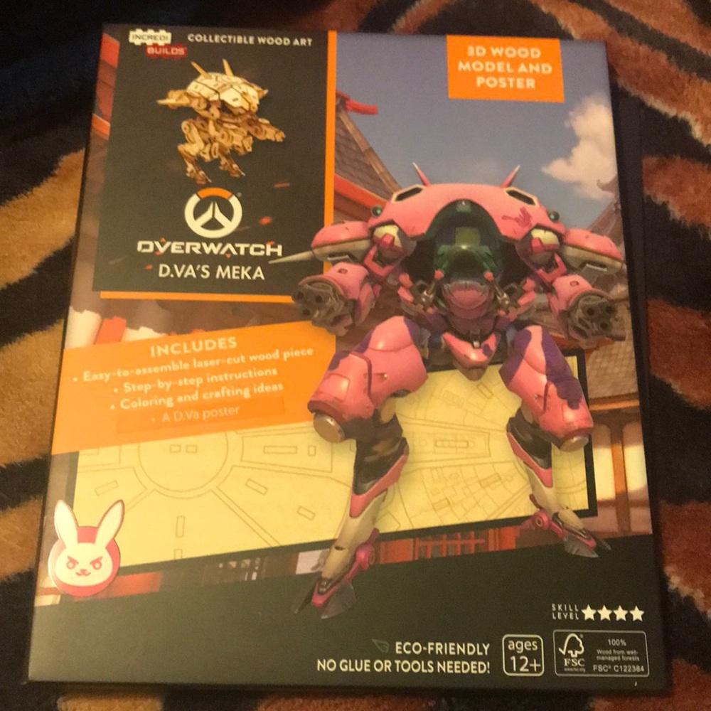 3-D Buildable D.Va’s Model